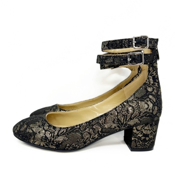Marc Fisher Kary Lace Embroidered Heels - Picture 3 of 11